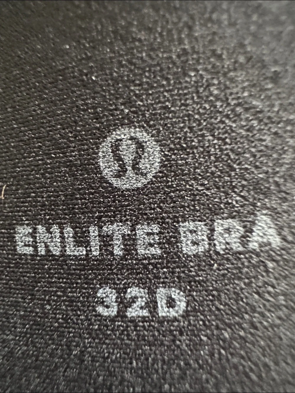 Lululemon zip up enlite bra size 32D black